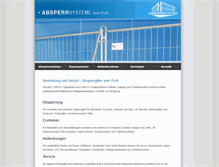 Tablet Screenshot of absperrsysteme.de